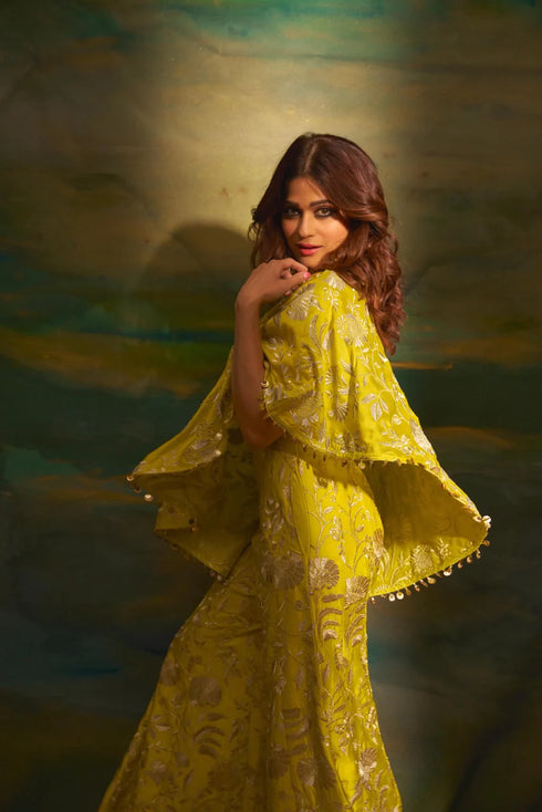 Golconda Arsh One Shoulder Set