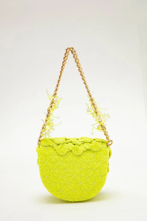 Coco Beaded Mini – Electric Lime