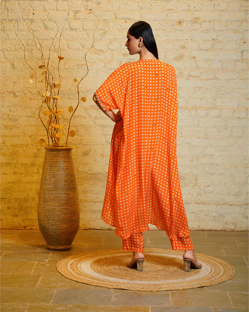 Tarana Bandhani Orange