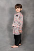 Kani Print Nehru Jacket With Matching Kurta & Pathani Salwaar Set