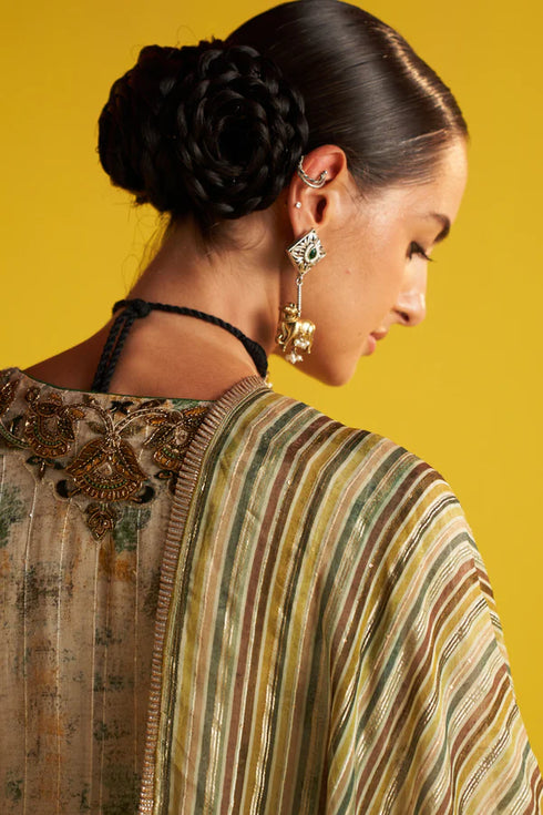 Neha Green Anarkali Set