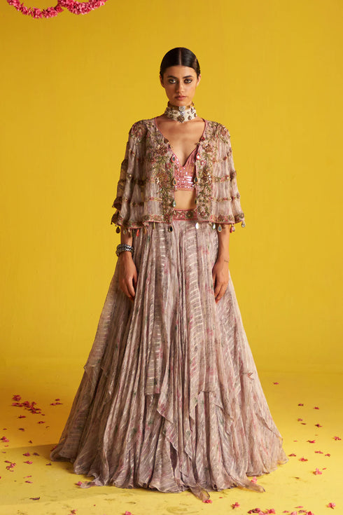 Sanya Multi Color Lehenga Set