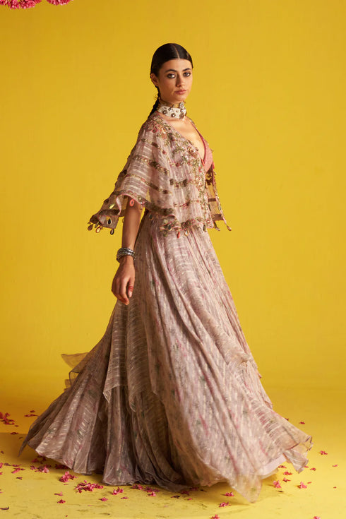 Sanya Multi Color Lehenga Set