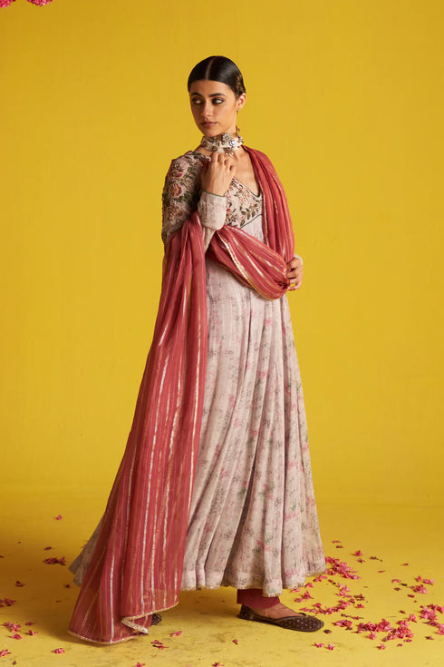 Mahi Multi Color Anarkali Set