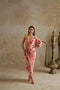 Blush Rose One Shoulder Draped Dress