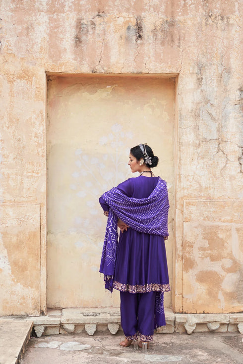 Mor Kalidaar Short Anarkali