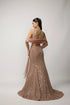 Bronze Rosé Fishcut Lehenga Set