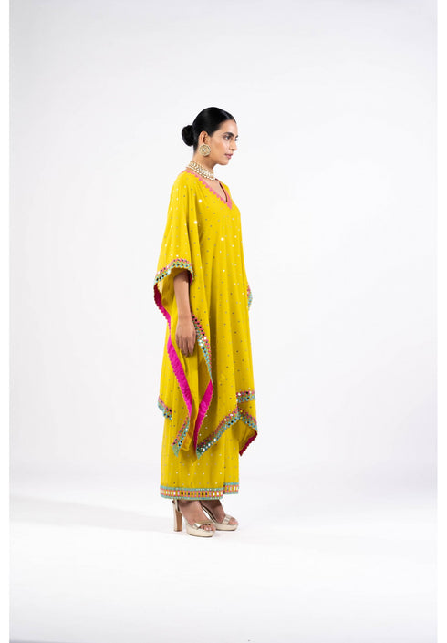 Moss Green Kaftan Set