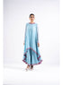 Ice Blue Asymmetrical Kurta Set