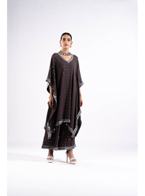Charcoal Grey Kaftan Set