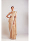 Beige Saree Set