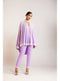 Lilac Asymmetrical Cape Set