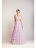 Lilac Pearl Drop Lehenga Set