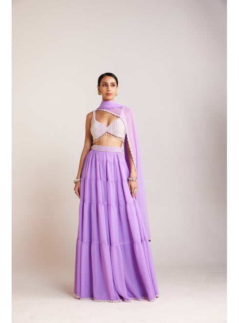 Lilac Sharara Set
