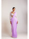 Lilac Saree Set
