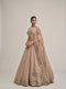 Light Beige Sequins Embroidered Lehenga Set