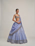 Dew Blue Sequins Embroidered Lehenga Set