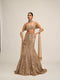 Light Beige Fishcut Lehenga Set