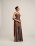 Deep Beige Kurta Sharara Set