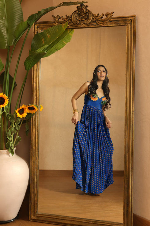 Midnight सरजमखी Maxi Dress