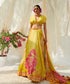Yellow Knotted Lehenga