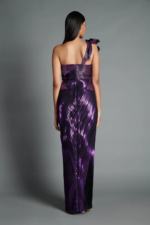 Metallic Moulded Dress