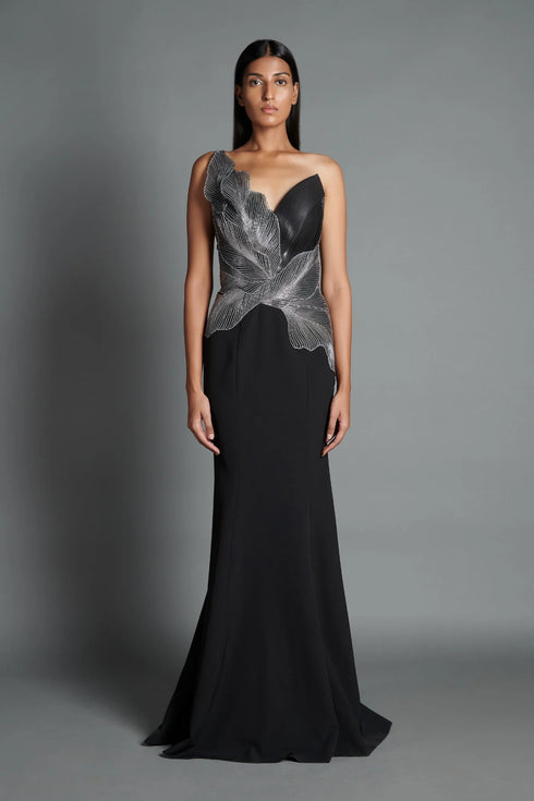 Metallic Corded Dress