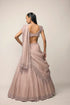 Ash Pink Sequins Embroidered Lehenga Set