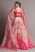 Fuchsia Plisse Flowy Lehenga