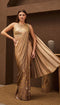 Caramel Crown Pre-Stitched Saree
