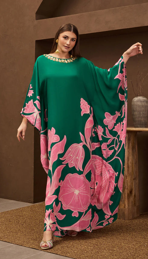 Emerald Cloud Kaftan