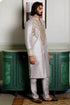 Grey Embroidered Sherwani With Pant