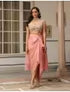 Gulzar Chocker Neck Drape Skirt Set
