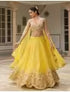 Gulzar Heavy Choker Scallop Lehenga Set
