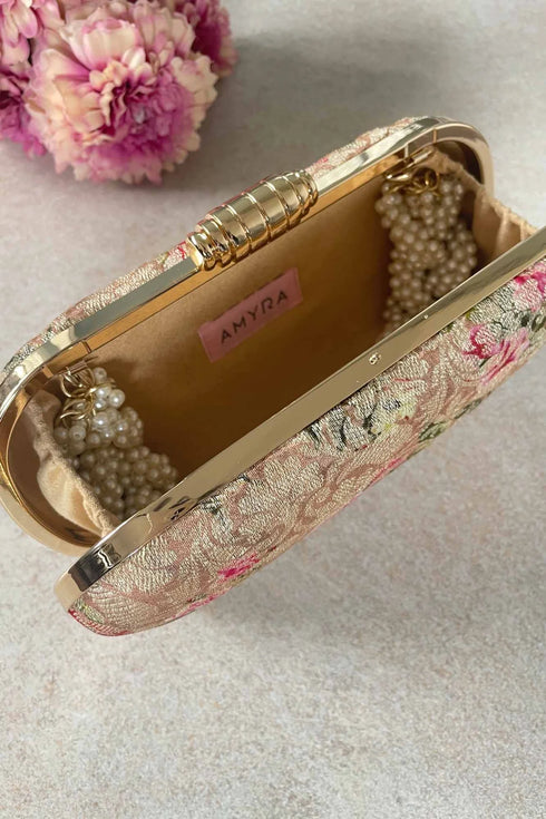 Elora Clutch Old Rose