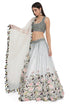 Ivory Embroidered Choli And Embroidered Lehenga With Dupatta