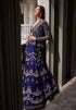 Purple Embroidered Lehenga