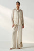 Vani Ivory Shirt Pant Set