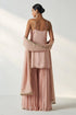 Pakhi Blush Pink Kurta Sharara Set