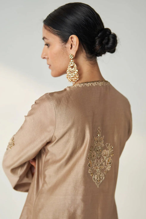 Pihu Fawn Tulip Pant Set