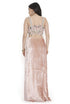 Pink Embroidered Choli With Side Slit Skirt