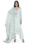 Powder Blue Embroidered Kurta With Pant And Embroidered Dupatta