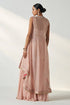 Prisha Blush Pink Cape Gharara Set
