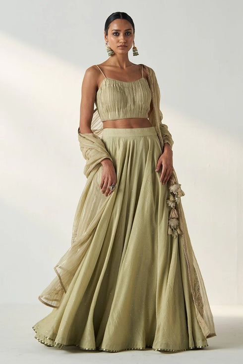 Rajita Green Lehenga Set