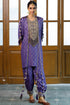Razia Purple Embroidered Kaftan And Salwar