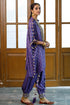 Razia Purple Embroidered Kaftan And Salwar