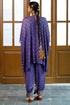 Razia Purple Embroidered Kaftan And Salwar
