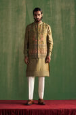 Reyansh Sage Green Bundi Set