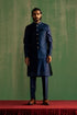 Kavish Midnight Blue Bundi Set