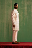 Lakshay Peach Sherwani Set